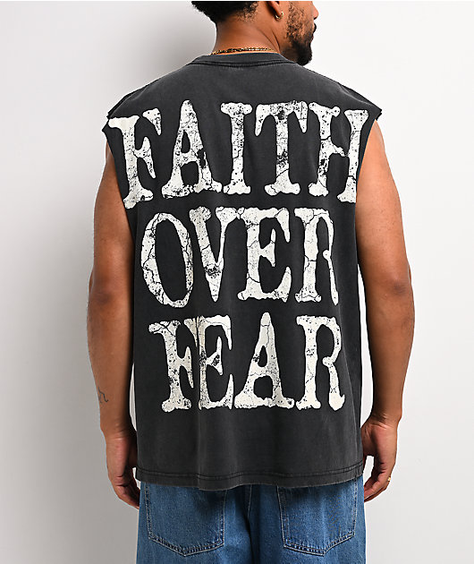 Ninth Hall Exiled Black Wash Tank Top