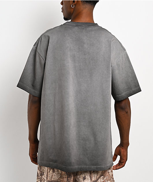 Ninth Hall Fallacy Charcoal Grey Wash T-Shirt