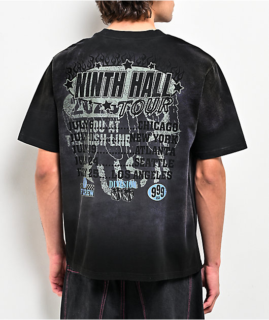 Ninth Hall False Start Charcoal Wash Boxy T-Shirt