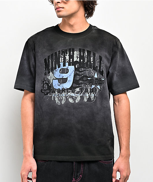 Ninth Hall False Start Charcoal Wash Boxy T-Shirt