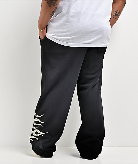 Ninth Hall False Start Grey Wash Baggy Sweatpants