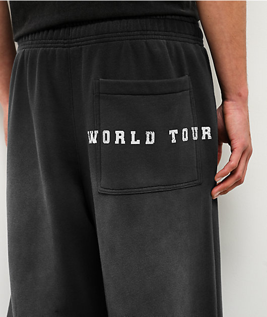 Ninth Hall False Start Grey Wash Baggy Sweatpants