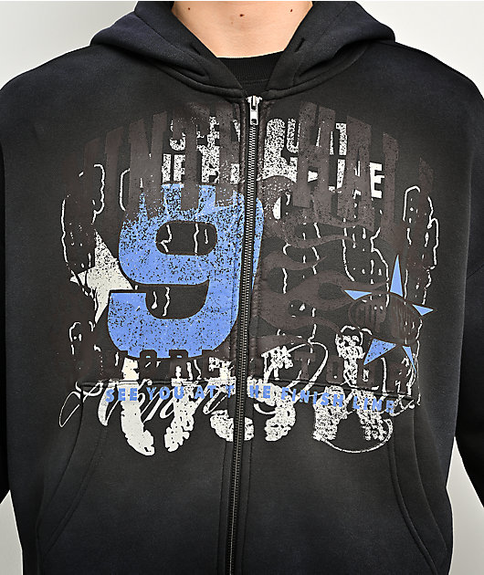 Ninth Hall False Start Grey Zip Hoodie