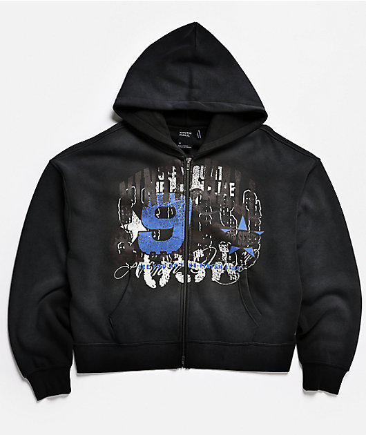 Ninth Hall False Start Grey Zip Hoodie