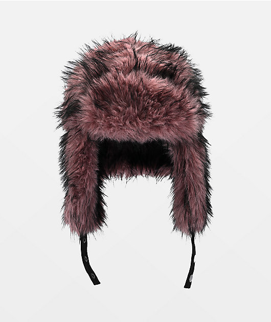 Ninth Hall Faux-Fur Pink Trapper Hat