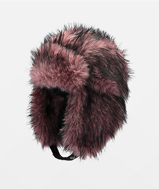 Ninth Hall Faux-Fur Pink Trapper Hat