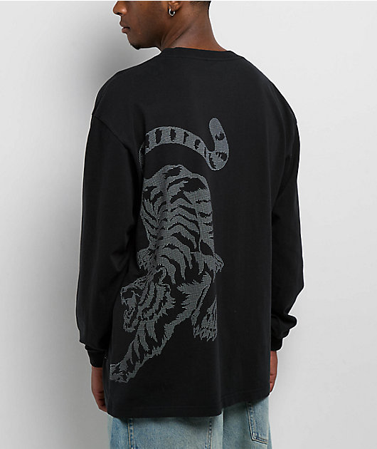 Ninth Hall Faux Rhinestones Black Long Sleeve T-Shirt | Zumiez