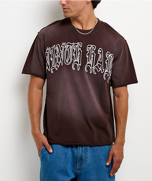 Ninth Hall Fein Brown Wash T-Shirt