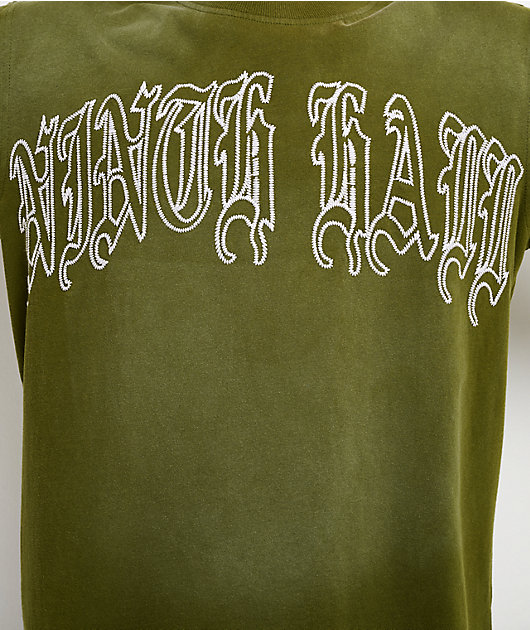 Ninth Hall Fein Green Wash T-Shirt