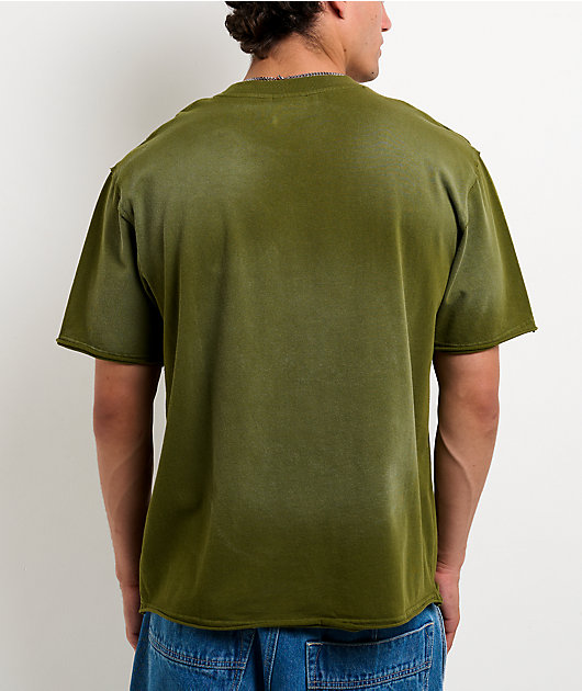 Ninth Hall Fein Green Wash T-Shirt
