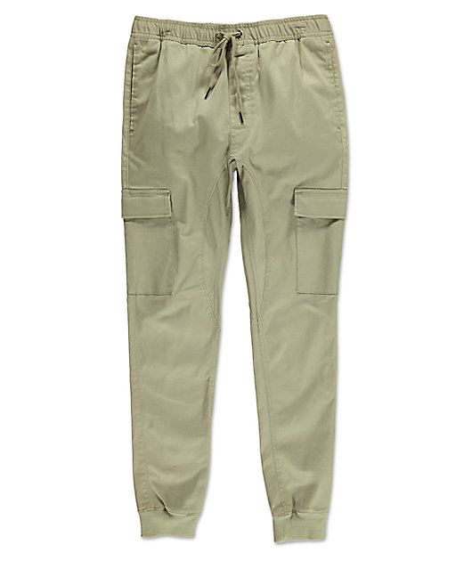 elastic waist cargo pants