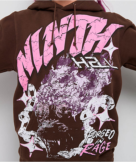 Ninth Hall Forged In Rage Brown Hoodie