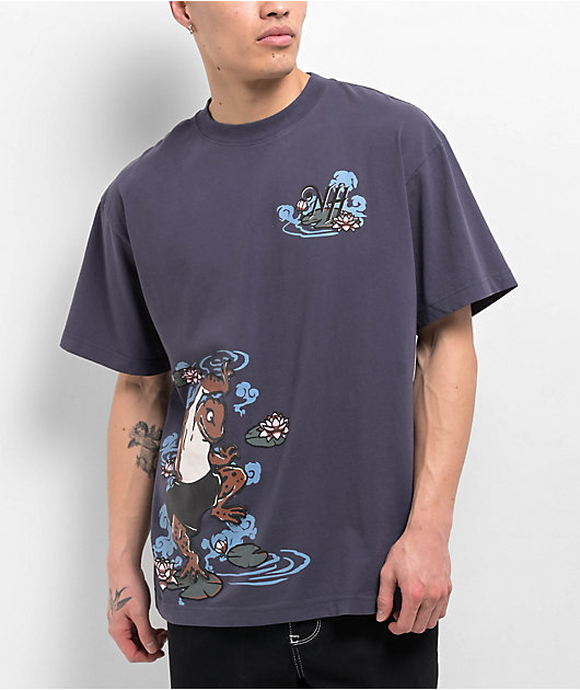 Ninth Hall Froggy Flash Navy T-Shirt | Zumiez
