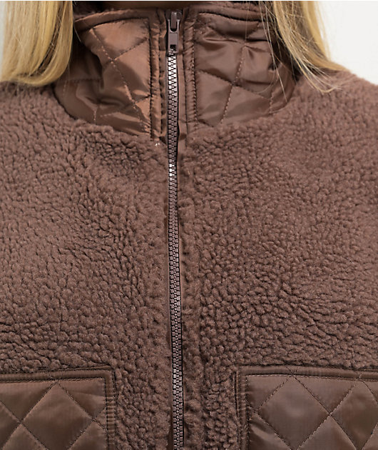 Ninth Hall Fundamentals Amory Deep Taupe Bomber Jacket | Zumiez