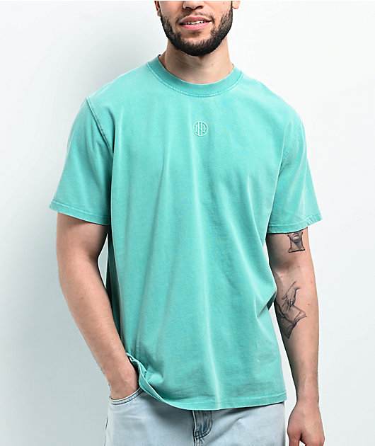 Ninth Hall Fundamentals Bay Blue Boxy T-Shirt | Zumiez