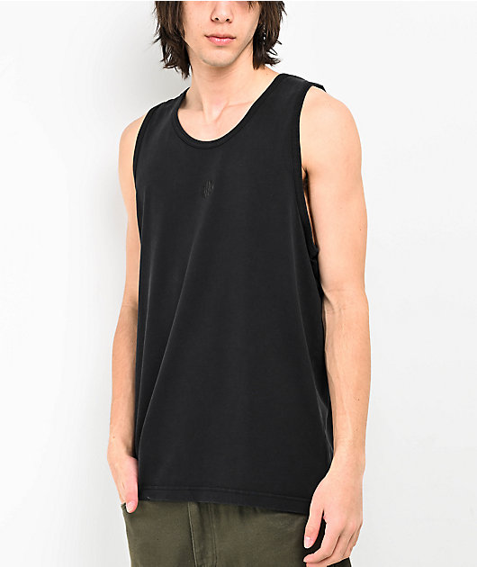 Ninth Hall Fundamentals Black Relaxed Tank Top | Zumiez
