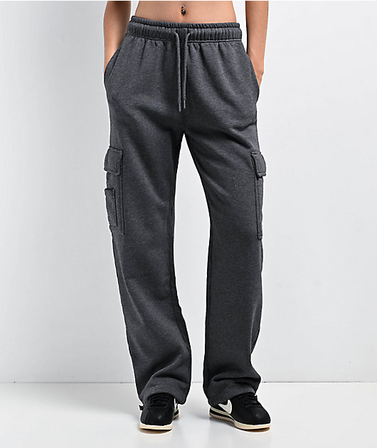 Ninth Hall Fundamentals Koa Heather Grey Cargo Relaxed Sweatpants Ninth Hall Fundamentals Koa Heather Grey Cargo Relaxed Sweatpants