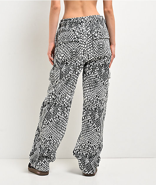 Ninth Hall Fundamentals Koa Snake Brown Cargo Sweatpants