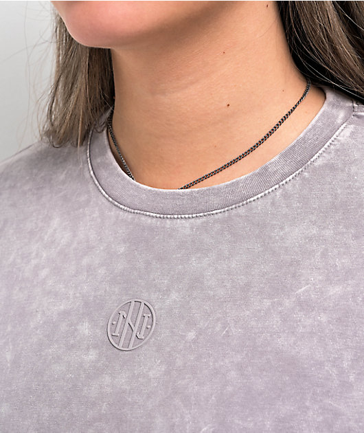 Ninth Hall Fundamentals 【 Futura Light Heather Grey Relaxed T-Shirt Women´s Grey 】 heather ヘザー 灰色 グレー Tシャツ レディースファッション トップス Tシャツ カットソー レディース 灰色 グレー Ninth Hall Fundamentals Futura Light Heather Grey Relaxed T