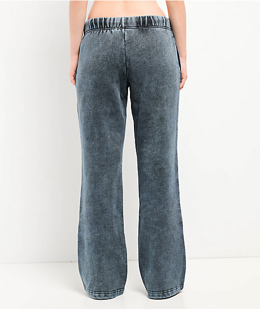 Ninth Hall Fundamentals Mellie Blue Fog Wash Relaxed Sweatpants