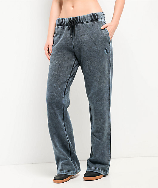 Ninth Hall Fundamentals Mellie Blue Fog Wash Relaxed Sweatpants