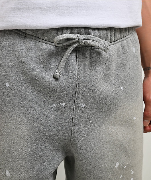 Ninth Hall Fundamentals Paint Wash Heather Grey Sweatpants