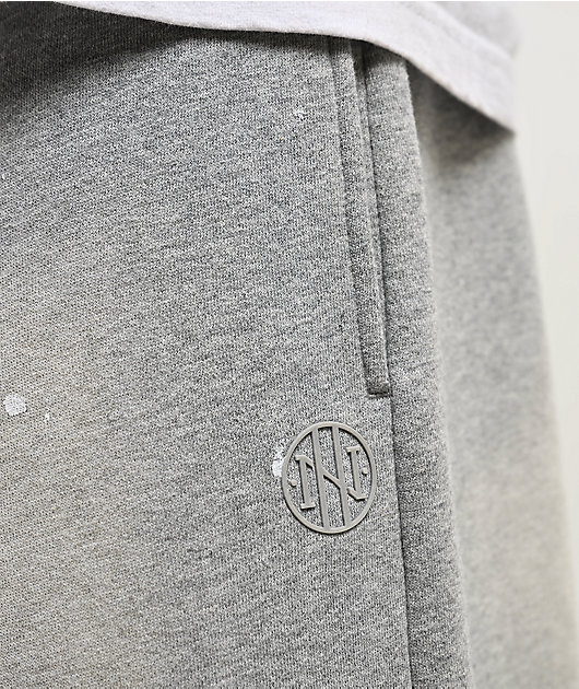 Ninth Hall Fundamentals Paint Wash Heather Grey Sweatpants