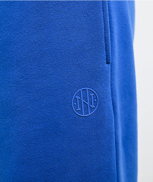 Ninth Hall Fundamentals Perrie Blue Wide Leg Sweatpants