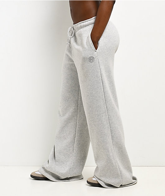 Ninth Hall Fundamentals Perrie Grey Wide Leg Sweatpants