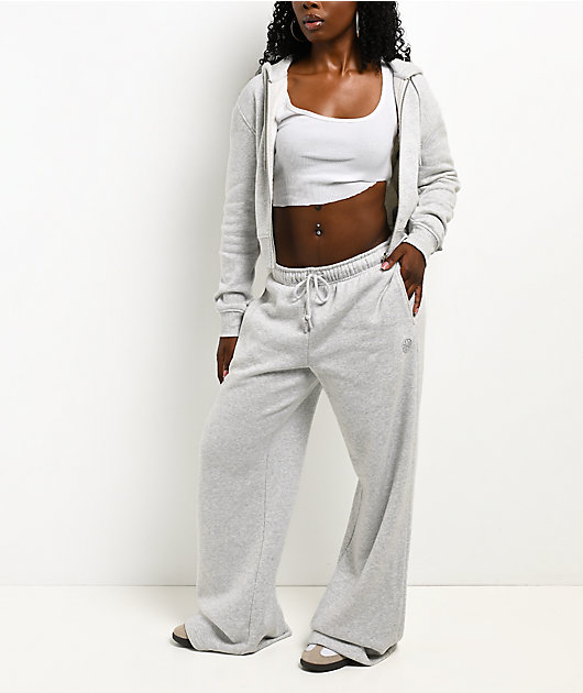 Ninth Hall Fundamentals Perrie Grey Wide Leg Sweatpants