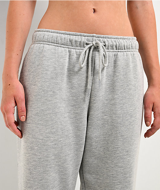 Ninth Hall Fundamentals Sherry Heather Grey Wide Leg Sweatpants