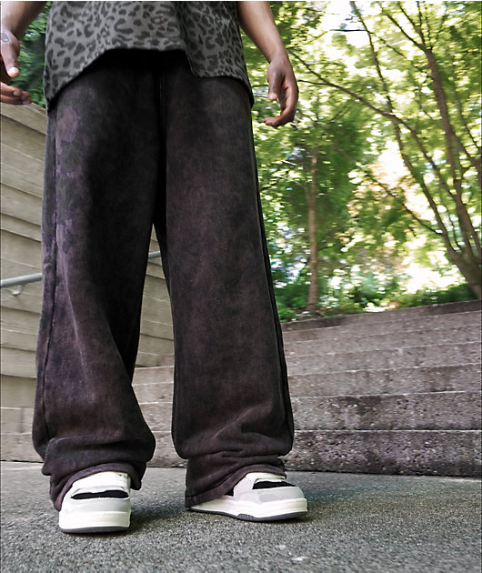 Ninth Hall Fundamentals Static Brown Wash Baggy Sweatpants video