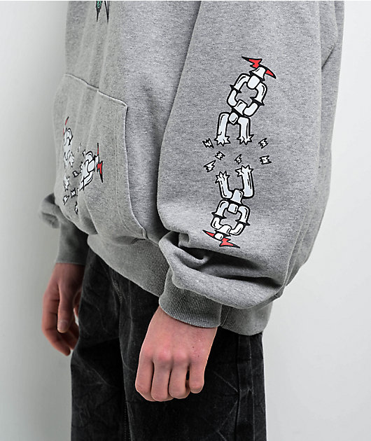 Ninth Hall Fundamentals Tattoo Flash Grey Hoodie | Zumiez
