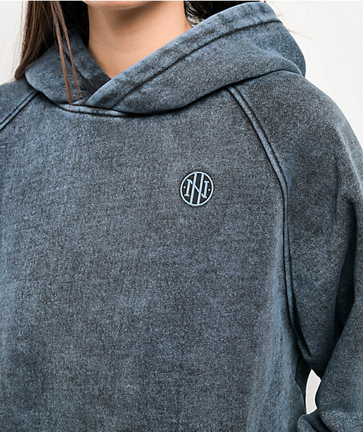 Ninth Hall Fundamentals Wichita Blue Fog Wash Relaxed Hoodie