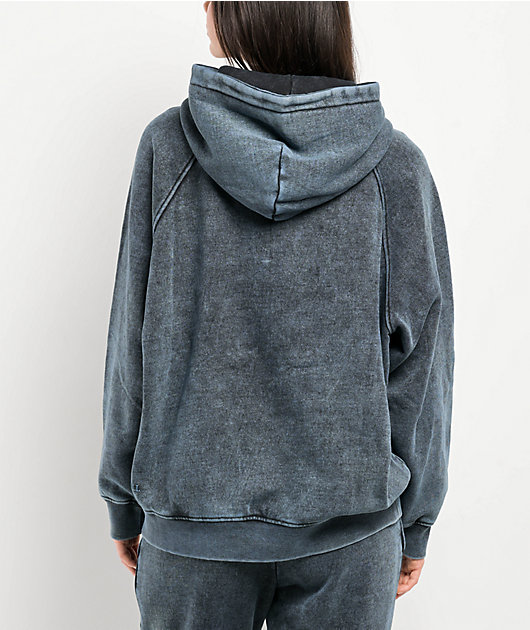 Ninth Hall Fundamentals Wichita Blue Fog Wash Relaxed Hoodie