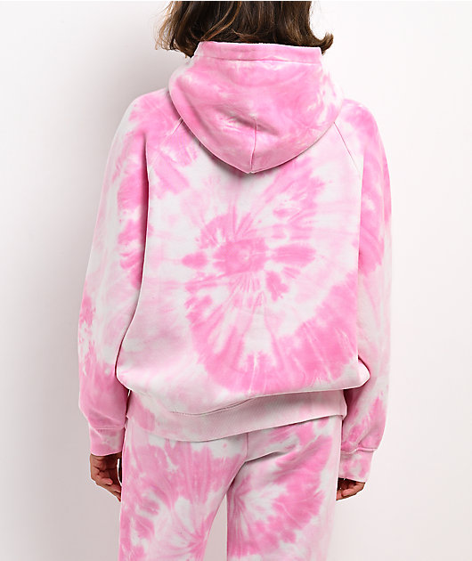 Ninth Hall Fundamentals Wichita Pink Tie Dye Hoodie