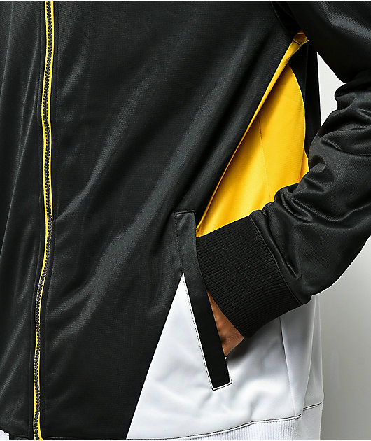 black and yellow jacket