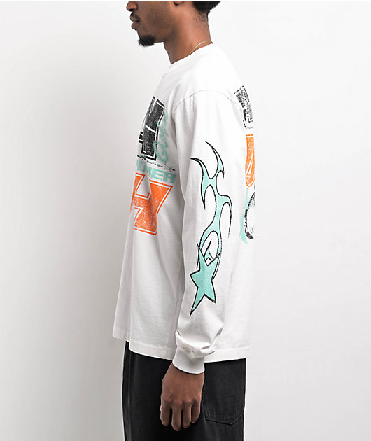 Ninth Hall Global White Long Sleeve T-Shirt