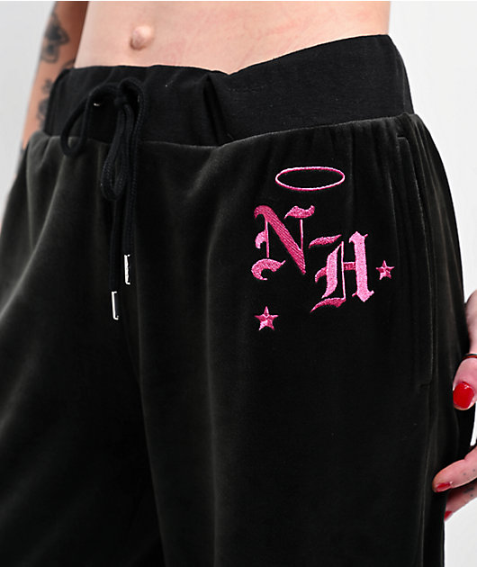Ninth Hall Gretchen Caviar Velour Sweatpants | Zumiez