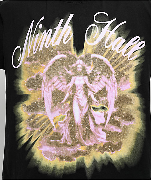 Ninth Hall Heavenly Glow Up Black T-Shirt