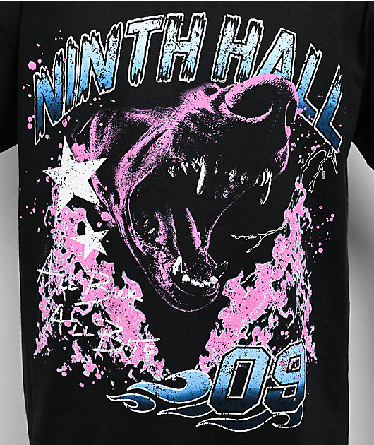 Ninth Hall Hell Dog Black Long Sleeve T-Shirt