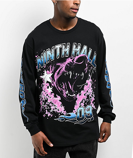 Ninth Hall Hell Dog Black Long Sleeve T-Shirt | Zumiez