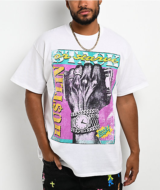 Ninth Hall Hustlin Vintage White T-Shirt