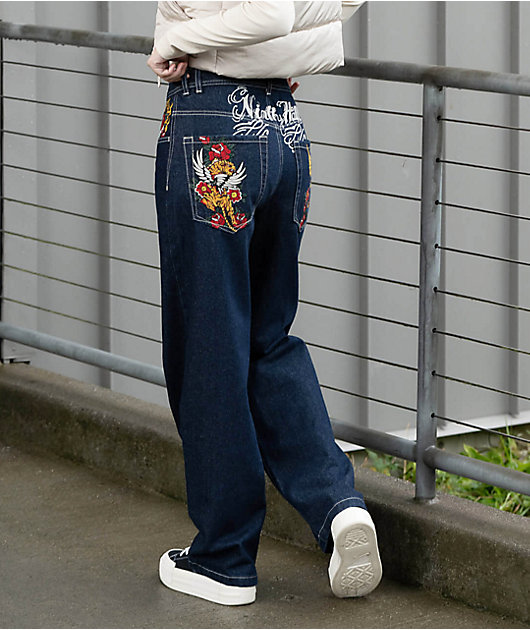 Ninth Hall Idle Rinse Blue Denim Jeans | Zumiez