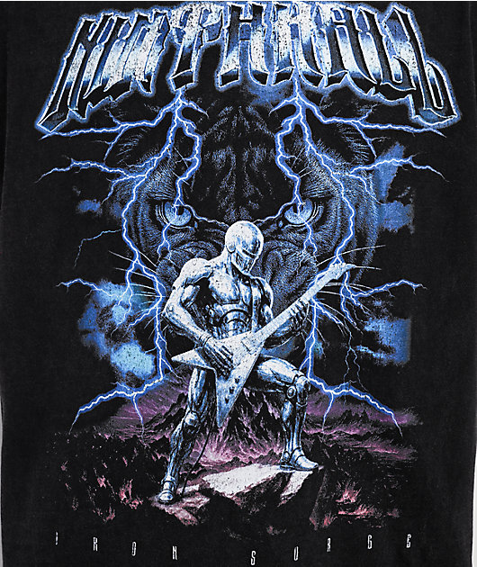 Ninth Hall Iron Surge Black Wash T-Shirt | Zumiez