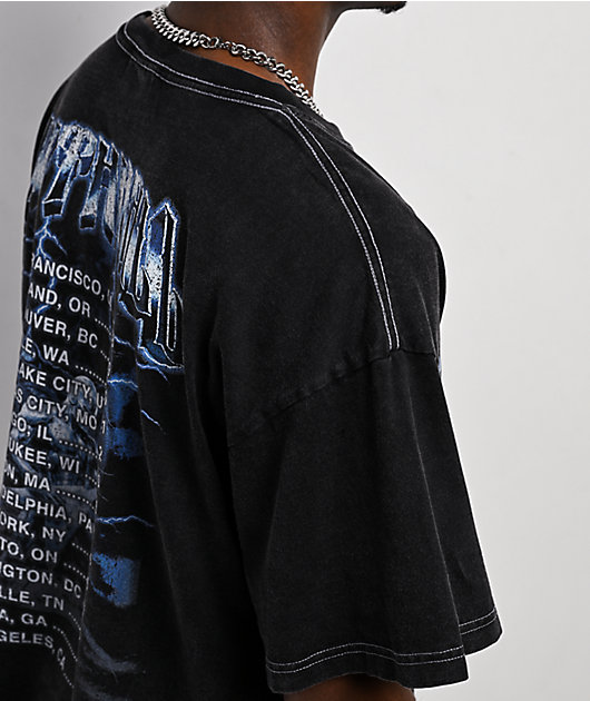 Ninth Hall Iron Surge Black Wash T-Shirt | Zumiez