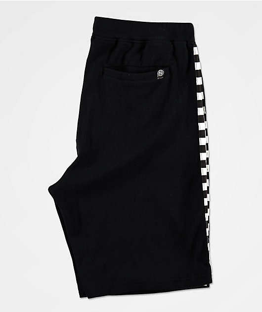 Ninth Hall Jay Pop Black & White Checkered Basketball Shorts