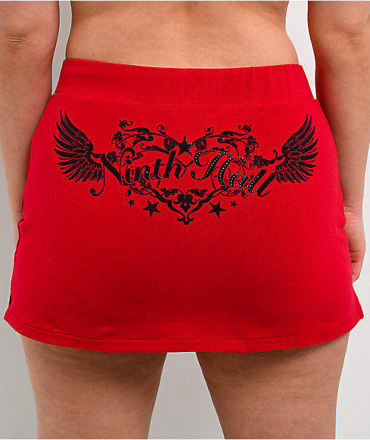 Ninth Hall Khloe Jester Red Skirt