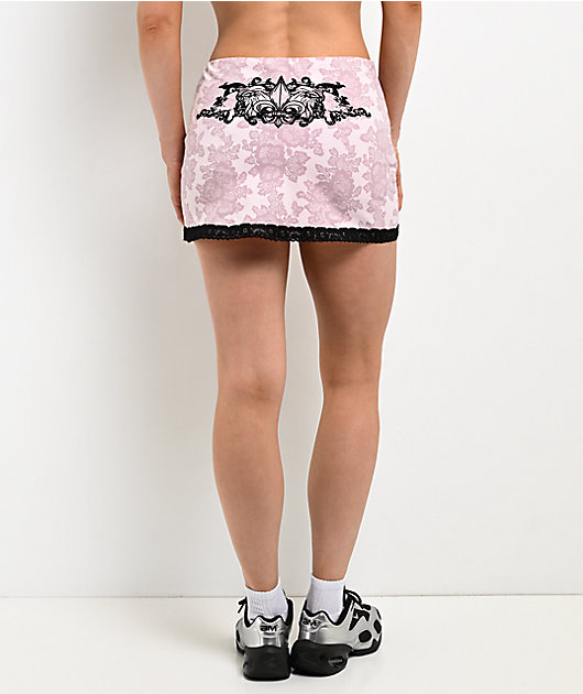 Ninth Hall Khloe Pink-A-Boo Lace Skirt