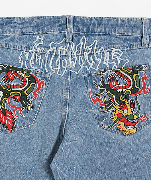 Ninth Hall Kids Ambush Blue Wash Jeans | Zumiez
